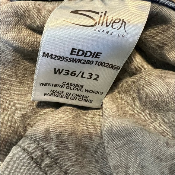 COPY - Men’s “Eddie” Silver Jeans - Picture 2 of 2